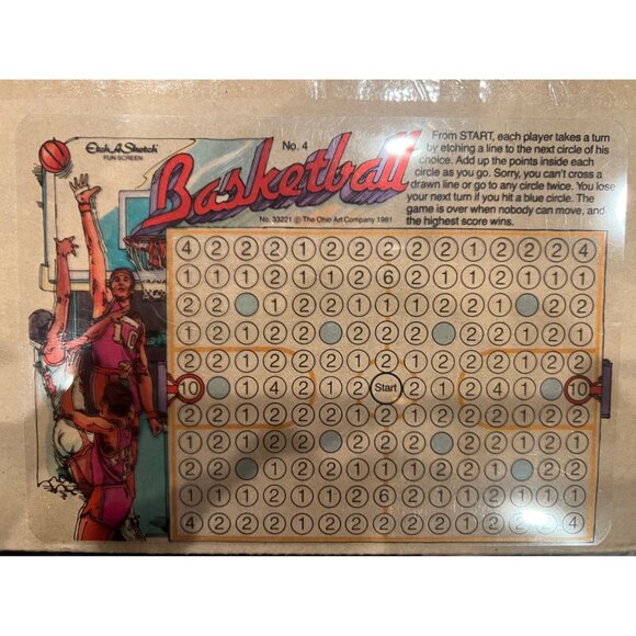 Vintage Etch A Sketch Fun Screens Action Pack Sports Missing One Film, Vintage - Picture 6 of 8